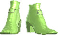 Picture of Star Satin Lime Shoes (F)
