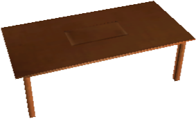 Picture of Wooden Kitchen Table